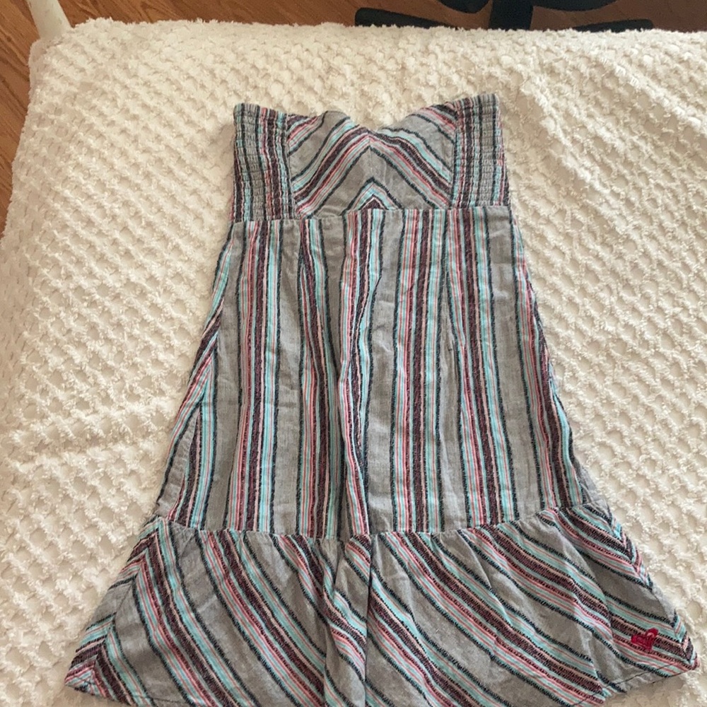 Roxy strapless beach dress
